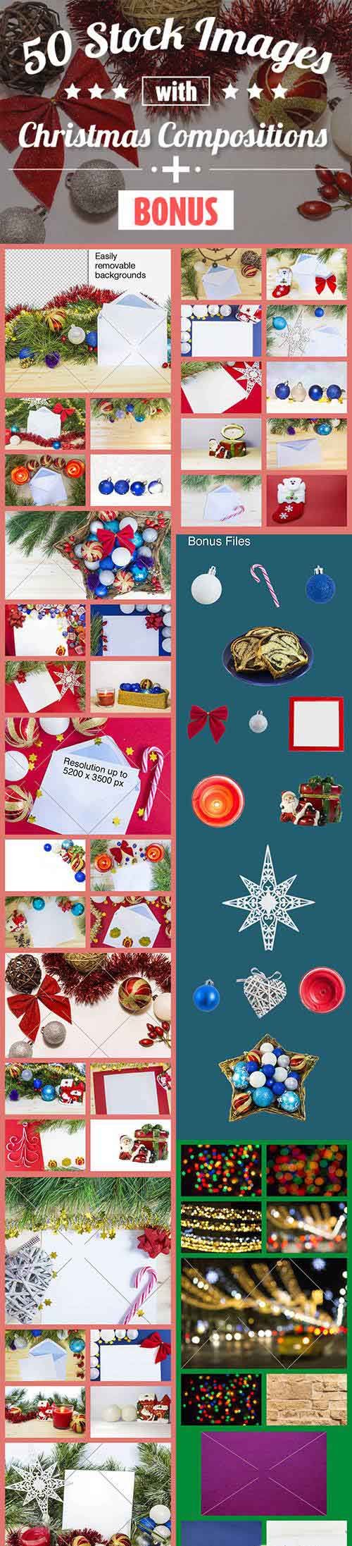 50 STOCK IMAGES WITH CHRISTMAS COMPOSITIONS + BONU 50 STOCK IMAGES WITH CHRISTMAS COMPOSITIONS + BONU